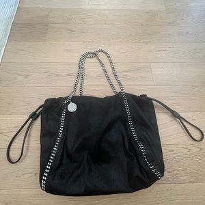 Stella McCartney Falabella Drawstring Tote Shaggy Deer
